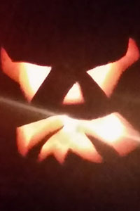 Glowing Jackolantern Face